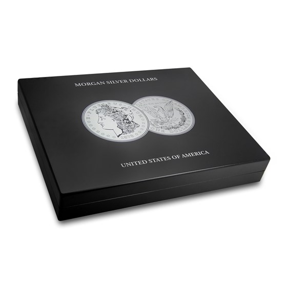 U.S. Mint Morgan Silver Dollar 40-Piece Black Presentation Box U.S. Mint Morgan Silver Dollar 40-Piece Black Presentation Box
